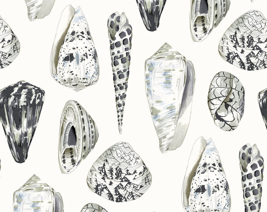 Coquina Graphite SCWP883650006 by Scalamandre Designer Wallpaper
