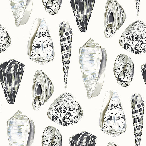 Coquina/Graphite Sc 0006Wp88365 by Scalamandre
 Wallpaper UNITED KINGDOM Horizontal: 27" and Vertical: 27" 54" - Fabric Carolina -