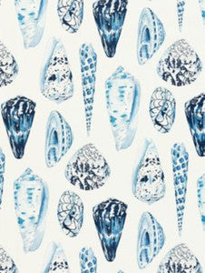 Scalamandre Fabric Coquina Linen Print Porcelain