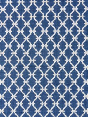 Trellis Weave Denim SC270090007 by Scalamandre Designer Fabric ORIANA 77% COTTON 20% POLYESTER 3% NYLON U.S.A. HEAVY DUTY Horizontal: 2.125" and Vertical: 1.75" 53 - Swanky Fabrics -