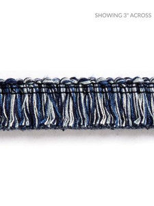 Scalamandre Trim Gardiner Brush Fringe Indigo
