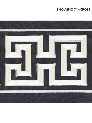 <p>Imperial Embroidered Tape Charcoal SCT32800007 by Scalamandre Trim</p><p><strong>Required Minimum Quantity Purchase: Fabrics by the yard 1 YARD MINIMUM </p><p>Book: ORIANA</p><p>Content: 80% COTTON 20% RAYON</p><p>Origin: INDIA</p><p>Performance: LIGHT DUTY</p><p>Repeat: Horizontal: 6.5" and Vertical: </p><p>Width: 6</p>