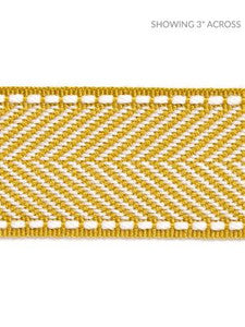 Scalamandre Trim Montauk Herringbone Tape Brass