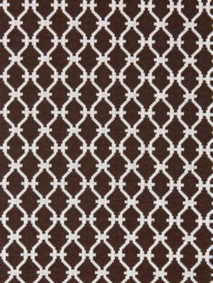 Trellis Weave Espresso SC270090008 by Scalamandre Designer Fabric ORIANA 77% COTTON 20% POLYESTER 3% NYLON U.S.A. HEAVY DUTY Horizontal: 2.125" and Vertical: 1.75" 53 - Swanky Fabrics -