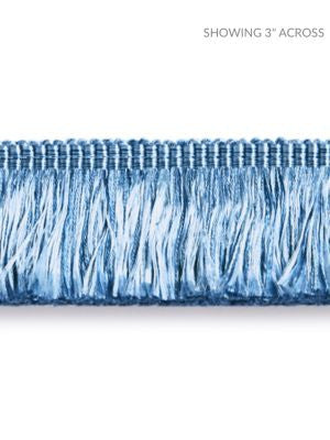<p>Gripsholm Brush Fringe Blue Jay SCFC14970008 by Scalamandre Trim</p><p><strong>Required Minimum Quantity Purchase: Fabrics by the yard 1 YARD MINIMUM </p><p>Book: NOVANTA PASSEMENTERIE</p><p>Content: 52% FIBRANNE 45 % RAYON 3% POLYESTER</p><p>Origin: CHINA</p><p>Performance: LIGHT DUTY</p><p>Repeat: Horizontal: 0" and Vertical: 0"</p><p>Width: 1.5</p>
