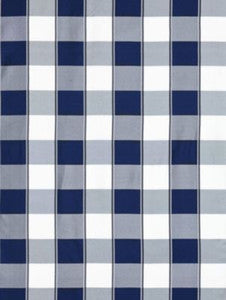Scalamandre Fabric Chelsea Check Navy