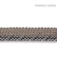 Scalamandre Trim Georgica Braided Cord Charcoal