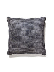 Scalamandre Pillows Cortona Chenille Pillow 22 X 22 - Indigo