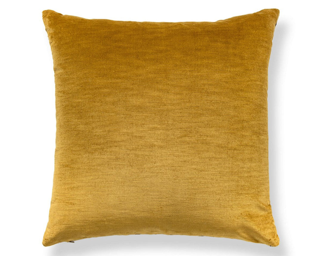 Persia Pillow 22 X 22 - Gilt SCPERSIPILL0009 by Scalamandre Designer Pillow