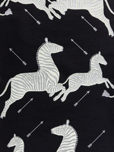 Scalamandre Wallpaper Zebras | Wallpaper Black & Silver