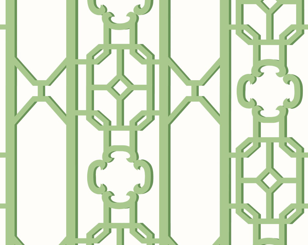 Joanna Fret Pear SCWP88582D0009 by Scalamandre Designer Wallpaper