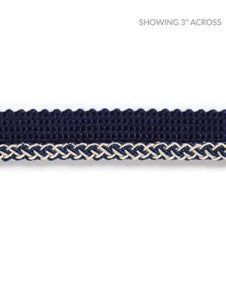 Scalamandre Trim Georgica Braided Cord Indigo