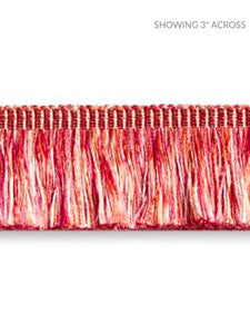 Scalamandre Trim Gripsholm Brush Fringe Azalea