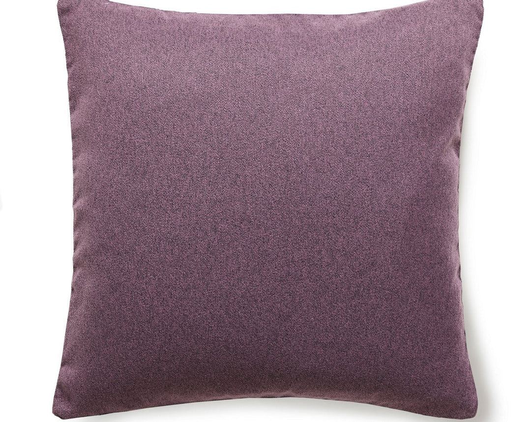 Dapper Flannel Pillow 22 X 22 - Orchid SCDAPPPILL0011 by Scalamandre Designer Pillow