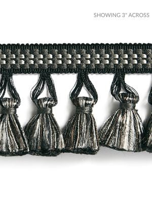 Plaza Tassel Fringe Castle SCFT15050011 by Scalamandre Designer Trim NOVANTA PASSEMENTERIE 54% FIBRANNE 46% RAYON CHINA LIGHT DUTY Horizontal: 0" and Vertical: 0" 2.25 - Swanky Fabrics -