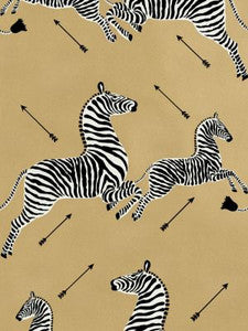 Scalamandre Wallpaper Zebras | Wallpaper Gold