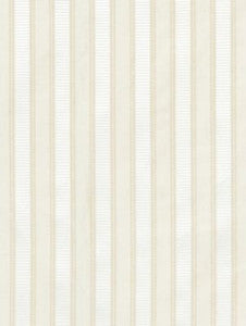 Scalamandre Fabric Shirred Stripe Oyster White