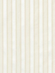 Scalamandre Fabric Shirred Stripe Oyster White