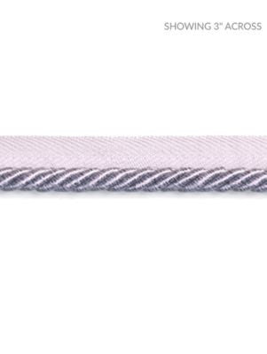 <p>Boulevard Cord Lilac SCC3140012 by Scalamandre Trim</p><p><strong>Required Minimum Quantity Purchase: Fabrics by the yard 1 YARD MINIMUM </p><p>Book: NOVANTA PASSEMENTERIE</p><p>Content: 15% POLYESTER 1% ACRYLIC, 48% COTTON 19% RAYON 17% FIBRANNE</p><p>Origin: CHINA</p><p>Performance: LIGHT DUTY</p><p>Repeat: Horizontal: 0" and Vertical: 0"</p><p>Width: 0.25</p>