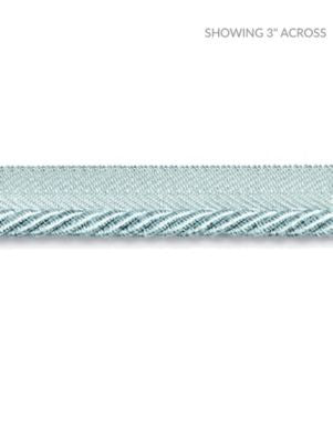 <p>Boulevard Cord Sky SCC3140013 by Scalamandre Trim</p><p><strong>Required Minimum Quantity Purchase: Fabrics by the yard 1 YARD MINIMUM </p><p>Book: NOVANTA PASSEMENTERIE</p><p>Content: 15% POLYESTER 1% ACRYLIC, 48% COTTON 19% RAYON 17% FIBRANNE</p><p>Origin: CHINA</p><p>Performance: LIGHT DUTY</p><p>Repeat: Horizontal: 0" and Vertical: 0"</p><p>Width: 0.25</p>