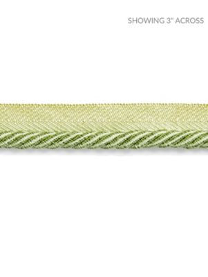 Boulevard Cord Spring SCC3140015 by Scalamandre Designer Trim NOVANTA PASSEMENTERIE 15% POLYESTER 1% ACRYLIC, 48% COTTON 19% RAYON 17% FIBRANNE CHINA LIGHT DUTY Horizontal: 0" and Vertical: 0" 0.25 - Swanky Fabrics -