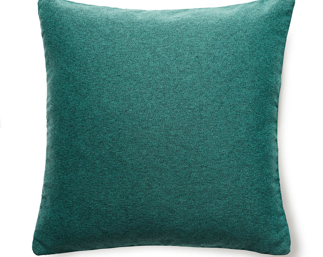 Dapper Flannel Pillow 22 X 22 - Aquarium SCDAPPPILL0015 by Scalamandre Designer Pillow