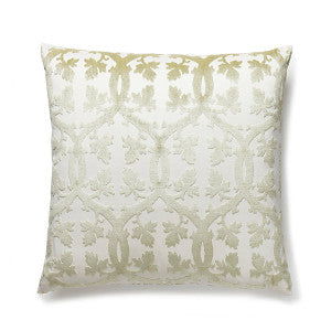 Falk Manor House Pillow/Green Tea by Scalamandre Pillow