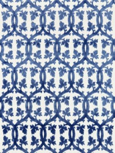 Scalamandre Fabric Falk Manor House Lapis