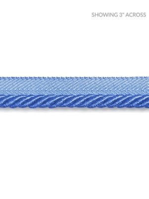 <p>Boulevard Cord Delphinium SCC3140018 by Scalamandre Trim</p><p><strong>Required Minimum Quantity Purchase: Fabrics by the yard 1 YARD MINIMUM </p><p>Book: NOVANTA PASSEMENTERIE</p><p>Content: 15% POLYESTER 1% ACRYLIC, 48% COTTON 19% RAYON 17% FIBRANNE</p><p>Origin: CHINA</p><p>Performance: LIGHT DUTY</p><p>Repeat: Horizontal: 0" and Vertical: 0"</p><p>Width: 0.25</p>