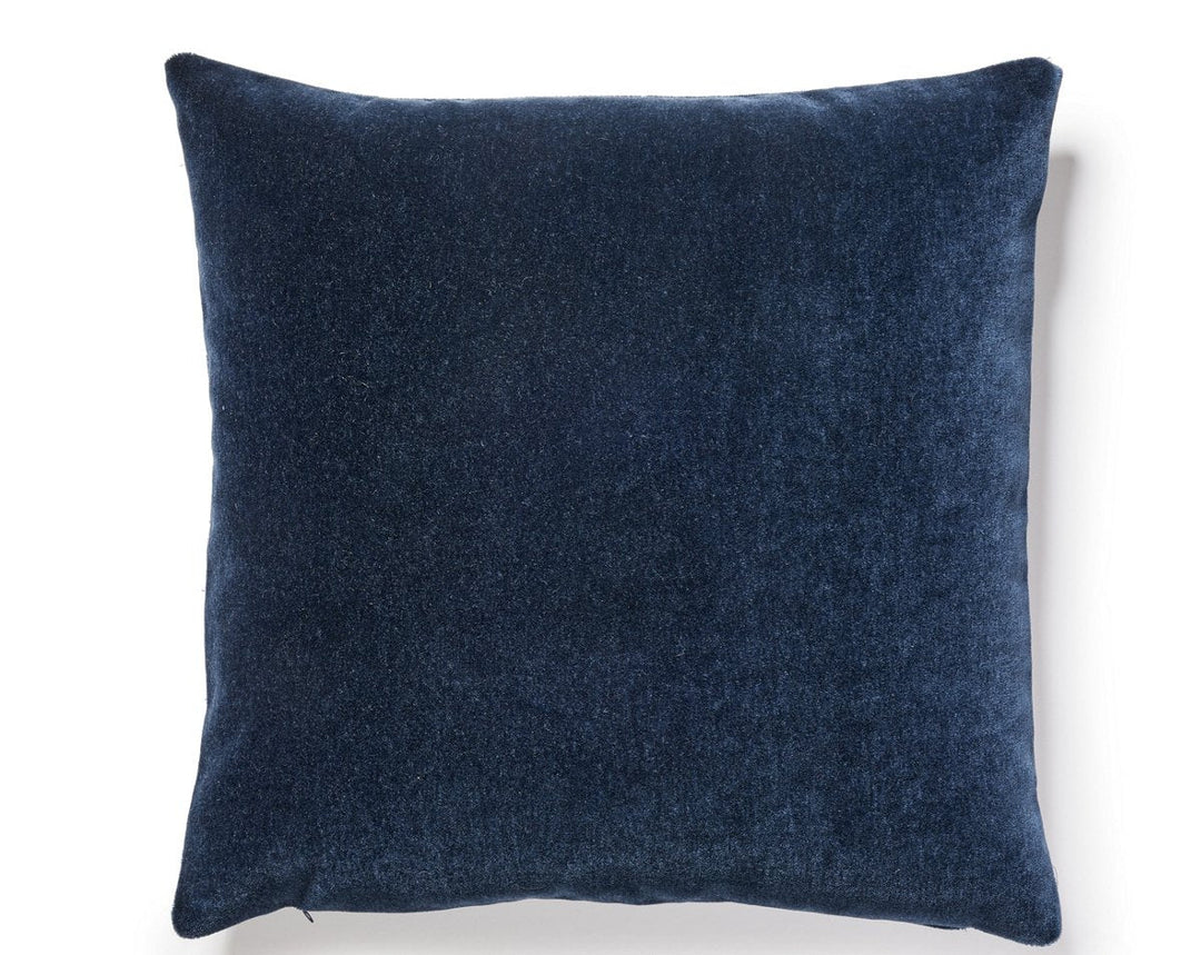Makalu Mohair Pillow 22 X 22 - Admiral SCSDDKMAKA0018 by Scalamandre Designer Pillow