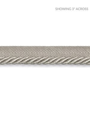 <p>Boulevard Cord Stone SCC3140021 by Scalamandre Trim</p><p><strong>Required Minimum Quantity Purchase: Fabrics by the yard 1 YARD MINIMUM </p><p>Book: NOVANTA PASSEMENTERIE</p><p>Content: 15% POLYESTER 1% ACRYLIC, 48% COTTON 19% RAYON 17% FIBRANNE</p><p>Origin: CHINA</p><p>Performance: LIGHT DUTY</p><p>Repeat: Horizontal: 0" and Vertical: 0"</p><p>Width: 0.25</p>