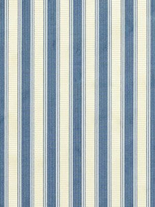 Scalamandre Fabric Shirred Stripe Lapis