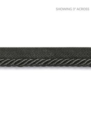 <p>Boulevard Cord Coal SCC3140022 by Scalamandre Trim</p><p><strong>Required Minimum Quantity Purchase: Fabrics by the yard 1 YARD MINIMUM </p><p>Book: NOVANTA PASSEMENTERIE</p><p>Content: 15% POLYESTER 1% ACRYLIC, 48% COTTON 19% RAYON 17% FIBRANNE</p><p>Origin: CHINA</p><p>Performance: LIGHT DUTY</p><p>Repeat: Horizontal: 0" and Vertical: 0"</p><p>Width: 0.25</p>
