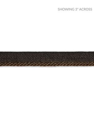 Avenue Cord Chocolate SCC3150023 by Scalamandre Designer Trim NOVANTA PASSEMENTERIE 16% FIBRANNE 2% ACRYLIC, 38% POLYESTER 26% COTTON 18% RAYON CHINA LIGHT DUTY Horizontal: 0" and Vertical: 0" 0.13 - Swanky Fabrics -