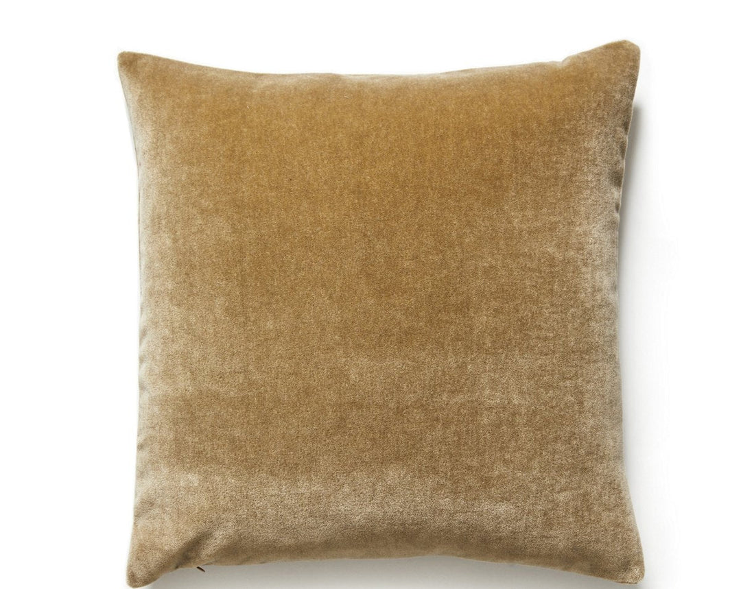 Makalu Mohair Pillow 22 X 22 - Ecru SCSDDKMAKA0472 by Scalamandre Designer Pillow