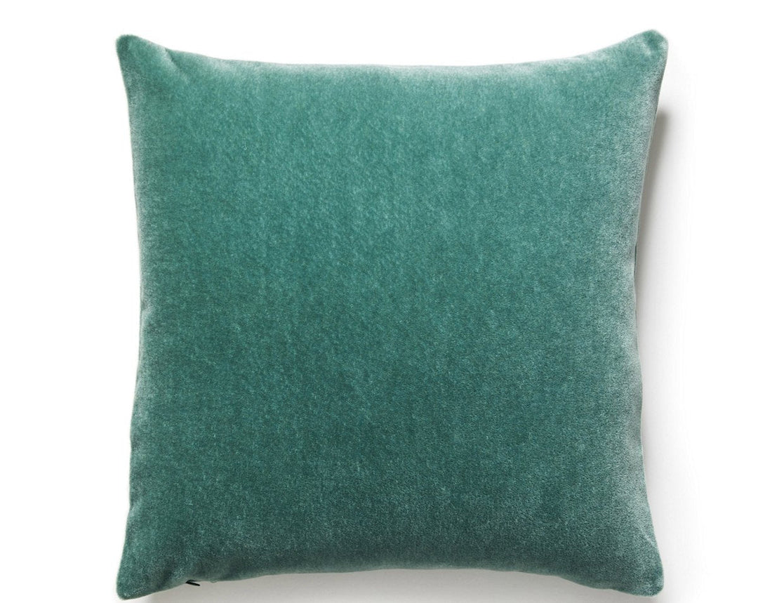 Makalu Mohair Pillow 22 X 22 - Mermaid SCSDDKMAKA0620 by Scalamandre Designer Pillow