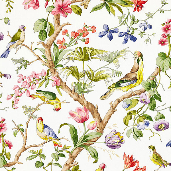 Belize Ivory by Scalamandre
 Fabric Scalamandre
 Fabric Belize IvoryFabric BOTANICA 100% COTTON FRANCE </p><p>Repeat: H: 30", V: 26.75" 53.5" - Fabric Carolina -