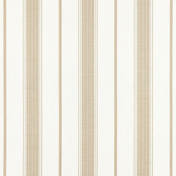Sconset Stripe/Linen 27110-001 by Scalamandre Fabric CHATHAM STRIPES & PLAIDS 100% SOLUTION DYED ACRYLIC MEXICO MEDIUM DUTY Horizontal: and Vertical: 6.625" 54" - Fabric Carolina -
