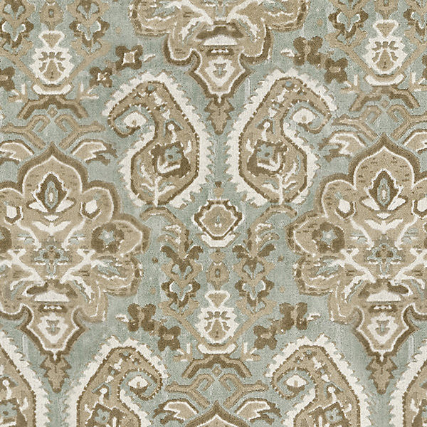 Oushak Linen Velvet Aquamarine by Scalamandre
 Fabric Scalamandre
 Fabric Oushak Linen Velvet AquamarineFabric LA BOHEME 81% LINEN 10% COTTON 9% POLYESTER USA </p><p>Repeat: H: 39.5", V: 24.5" 49" - Fabric Carolina -