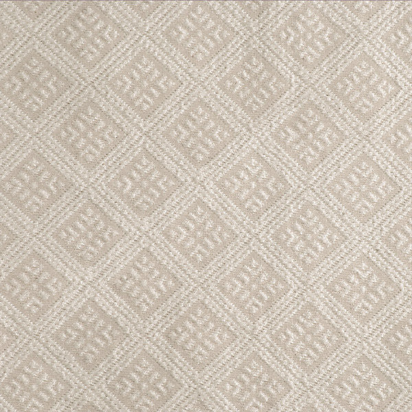 Chelsie Matelasse/Ivory 36331-001 by Scalamandre Fabric THE ESSENTIALS COLLECTION STOCKED AT 82% COTTON;18% POLYESTER USA HEAVY DUTY Horizontal: 2.625" and Vertical: 2.375" 54" - Fabric Carolina -