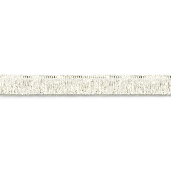Nora Linen Brush Fringe/Blanc FC1496-001 by Scalamandre Trim Trim SCALAMANDRE WAREHOUSE 100% LINEN BELGIUM LIGHT DUTY Horizontal: and Vertical: 1.625" - Fabric Carolina -