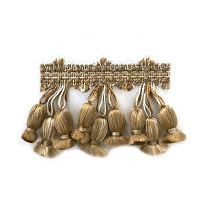 Newport Tassel Fringe - Silk/White, Fawn, Taupe Sc 0001Ft1103 by Scalamandre
 Trim