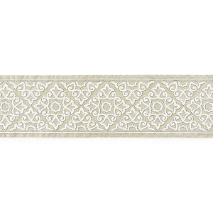 Ornamental Embroidered Tape/Linen Sc 0001T3320 by Scalamandre
 Trim