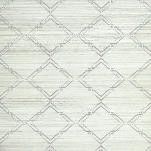 Monroe Embroidered Grasscloth/Glacier Sc 0001Wp88383 by Scalamandre
 Wallpaper