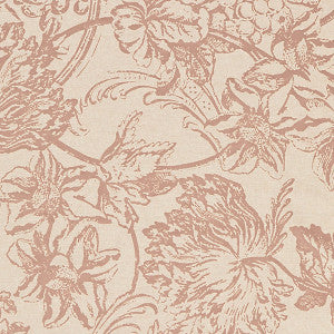 Alma Silhouette Print/Rosewood Sc 000216614 by Scalamandre
 Fabric