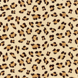 Broderie Leopard/Chocolate On Sand Sc 000227075 by Scalamandre
 Fabric