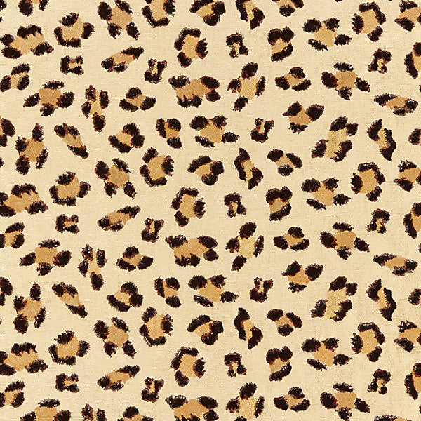 Broderie Leopard Chocolate On Sand by Scalamandre
 Fabric Scalamandre
 Fabric Broderie Leopard Chocolate On SandFabric JARDIN 59% VISCOSE 37% COTTON 4% POLYESTER INDIA </p><p>Repeat: H: 9", V: 52.75" - Fabric Carolina -