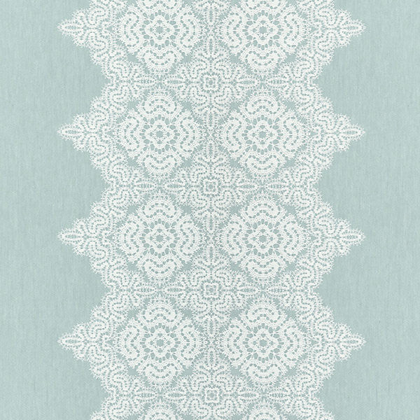 Josephine/Blue Mist 27168-002 by Scalamandre Fabric LA BOHEME 60% COTTON 25% LINEN 15% POLYESTER INDIA MEDIUM DUTY Horizontal: 17" and Vertical: 28" 55" - Fabric Carolina -