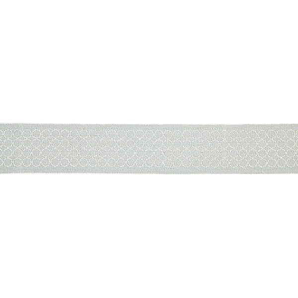 Seville Embroidered Tape/Rain T3289-002 by Scalamandre Trim Trim MERCHANTE 91% LINEN 9% RAYON INDIA LIGHT DUTY Horizontal: .5" and Vertical: 2.5" - Fabric Carolina -