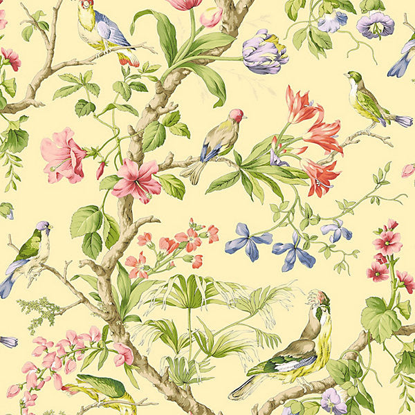 Belize/Sunlit by Scalamandre Wallpaper Scalamandre Wallpaper Belize/SunlitWallpaper UNITED KINGDOM </p><p>Repeat: H: 30", V: 26.75" 54" - Fabric Carolina -